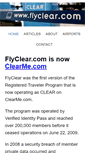 Mobile Screenshot of flyclear.com